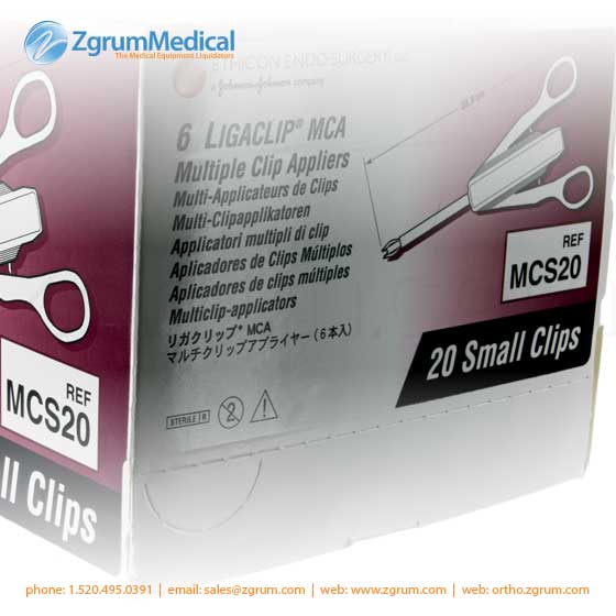 Ethicon Ligaclip Multiple Clip Applier MCS20 - Zgrum Medical